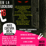 » TERROR EN LA LOCALIDAD 16″                     TALLER CINE DE TERROR para los jovenes de la Locliada de Puente Aranda , Inscríbete …