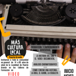 TALLER CINE Y VIDEO DOCUMENTAL